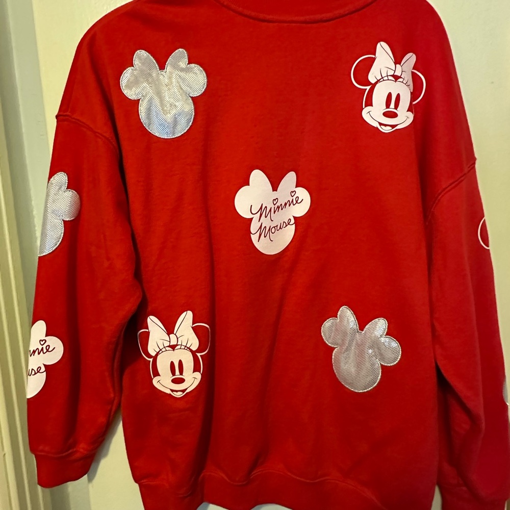 Disney Red Knit Top